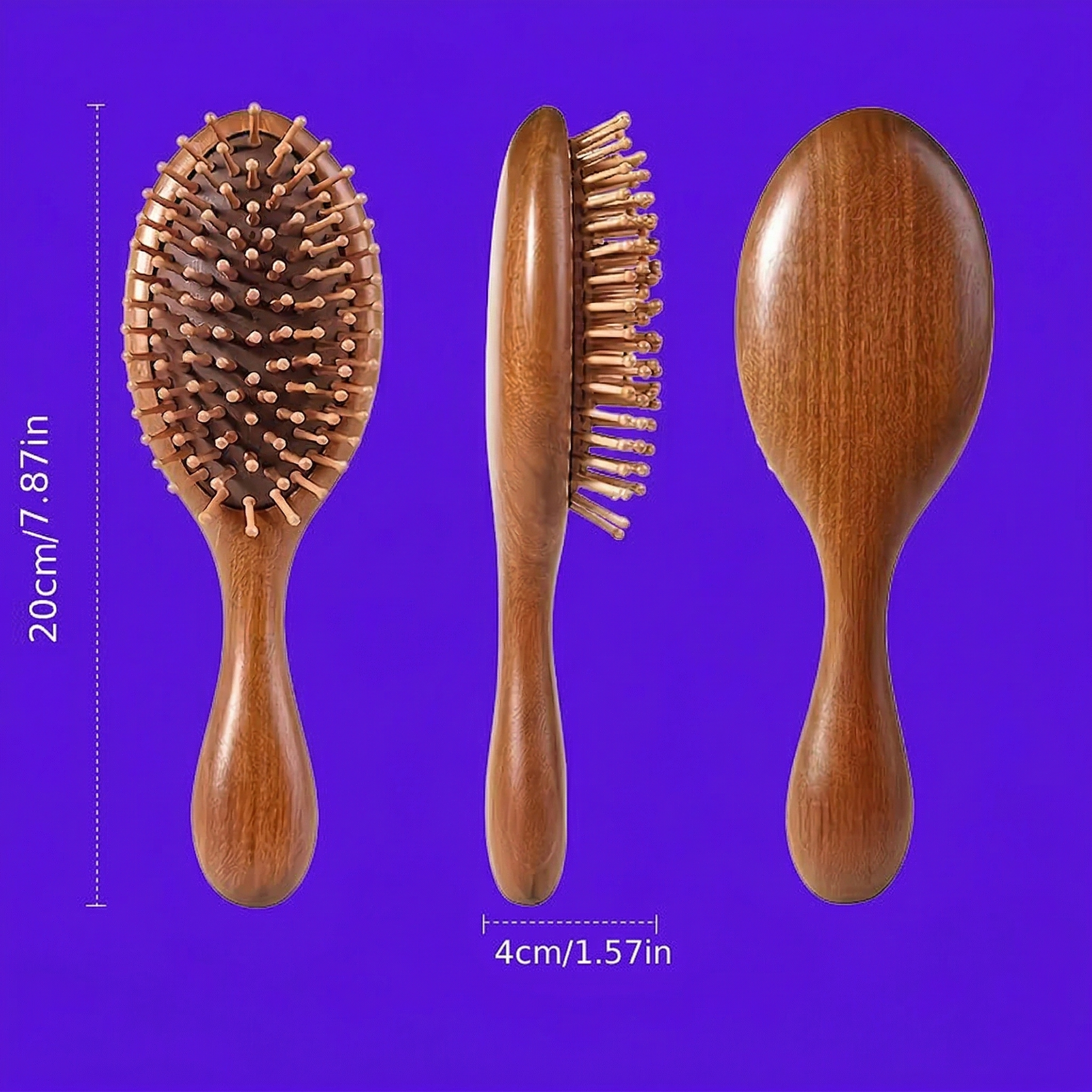 HAIRY — Premium Sandalmedžio Oro Pagalvės Šepetys
