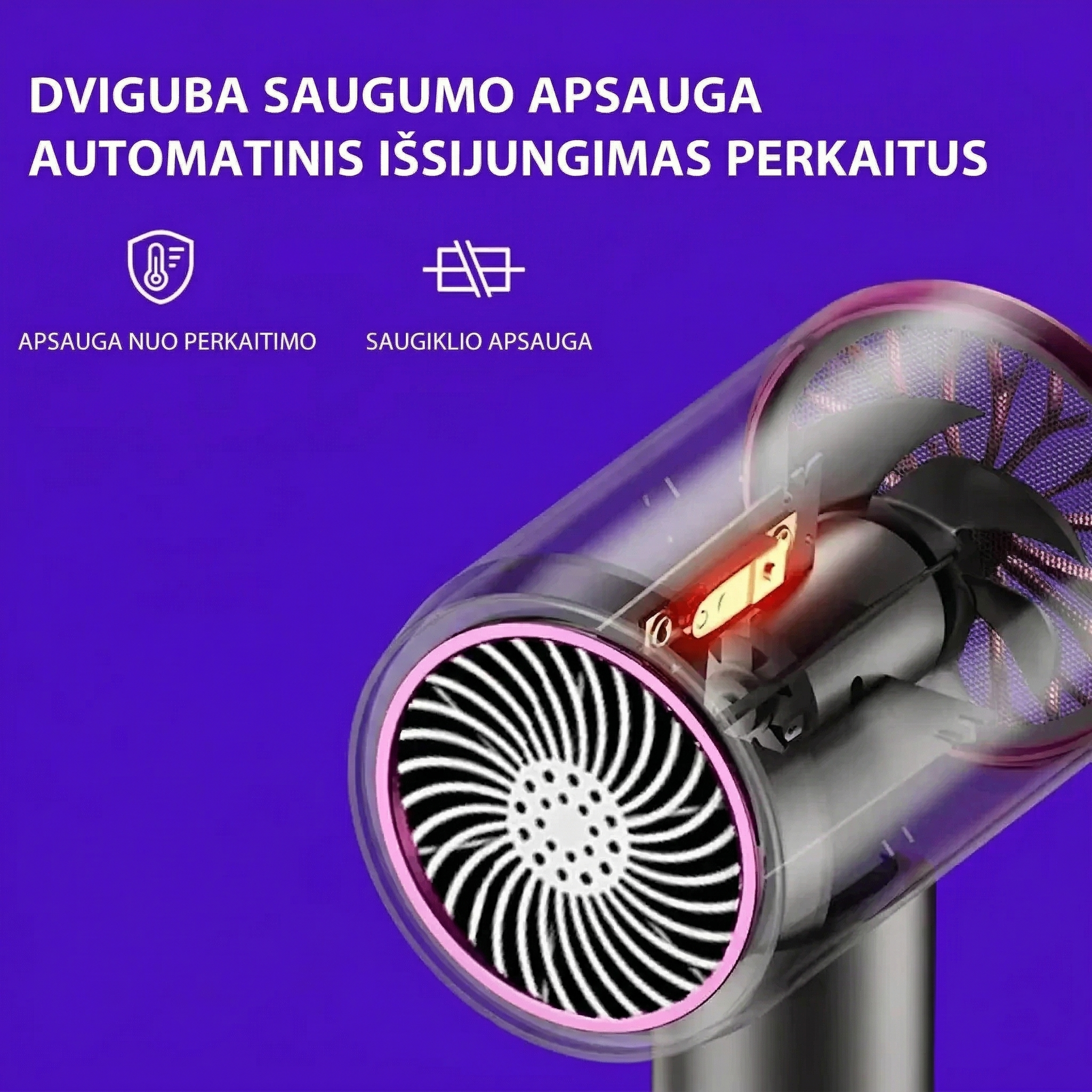 HAIRY — Profesionalus Plaukų Džiovintuvas