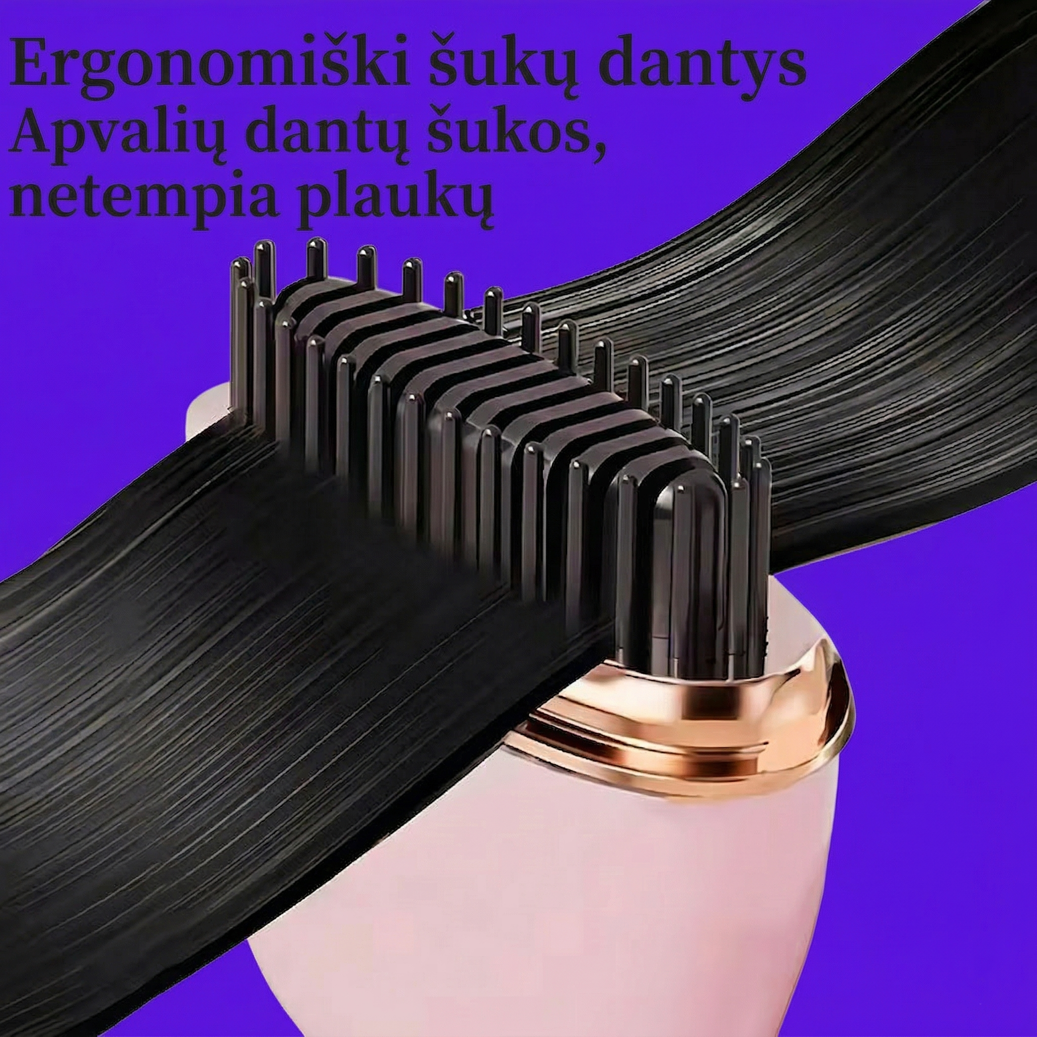 HAIRY — Mini Belaidis Tiesinimo Šepetys