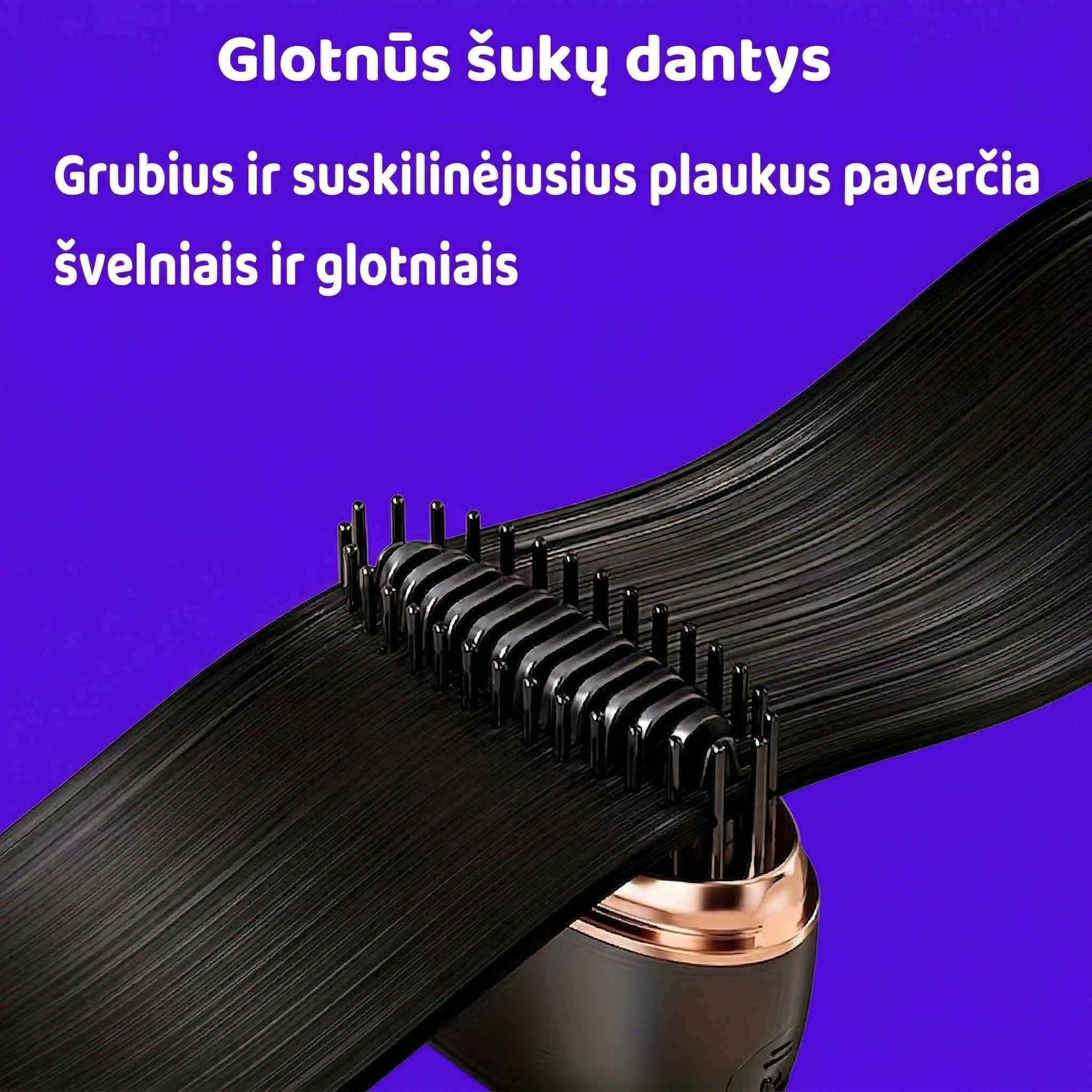 HAIRY — Mini Belaidis Tiesinimo Šepetys