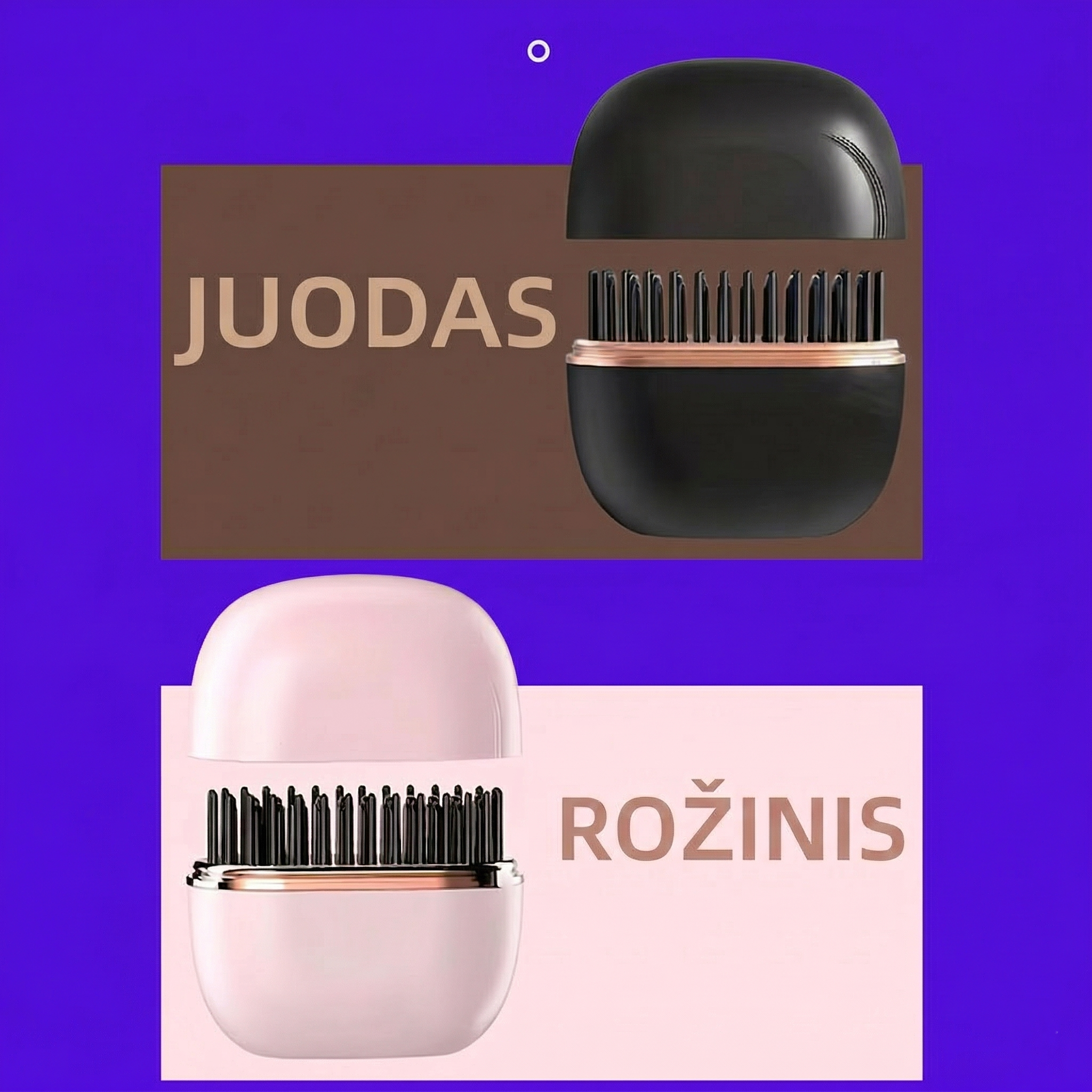 HAIRY — Mini Belaidis Tiesinimo Šepetys